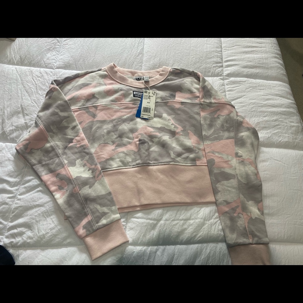 Adidas cropped hoodie